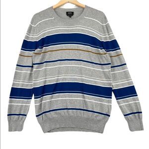 APC Organic Cotton Striped Sweater NWT